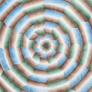 Concentric Circles Abstract Stock Illustration
