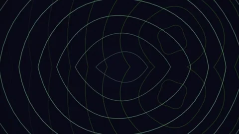 Concentric Circles Animation on Dark Background. Видео 330130805