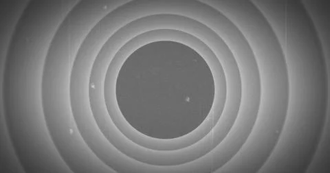 Concentric circles create a monochromatic abstract pattern Stock Photos
