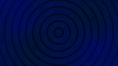 Concentric circles, dark blue, gradient, abstract background. Stock Footage 289593091