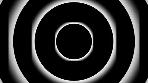 Concentric Circles expanding and contracting with subtle light shifts creat.. Stock Footage 340942709