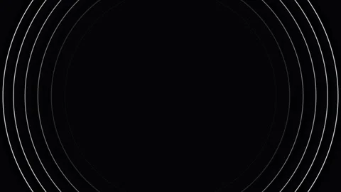 Concentric Circles Expanding and Contracting Stock Footage 343411395