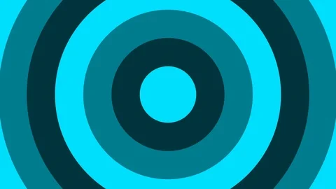 Concentric Circles Flowing Speedy or fast futuristic loop Animation 2d 動画素材 105327055