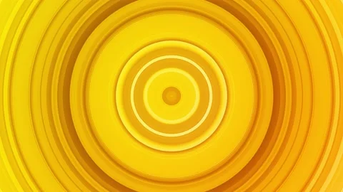Concentric Circles Geometric Orange Abstract Background Stock Footage 135820087