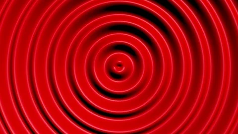 Concentric circles with hypnotic effect Stock Footage 98400166