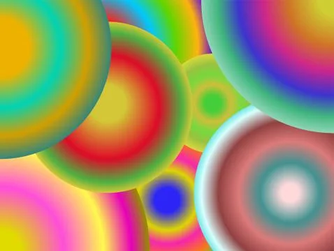 Concentric circles 库存插图