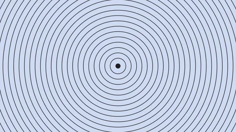 Concentric Circles Optical Illusion Pattern Stock Footage 314476951