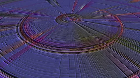 Concentric Circles Radial Lines Grid Texture Abstract Algorithm 스톡 동영상 300144110