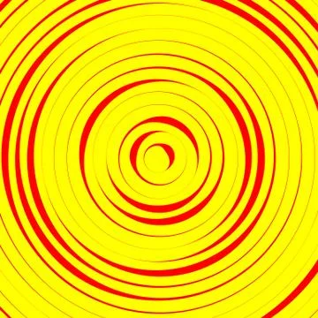 Concentric circles, rings abstract pattern. Suitable as backgrounds or elemen Stock Illustration