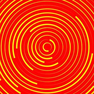 Concentric circles, rings abstract pattern. Suitable as backgrounds or elemen Stock Illustration
