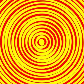 Concentric circles, rings abstract pattern. Suitable as backgrounds or elemen Stock Illustration