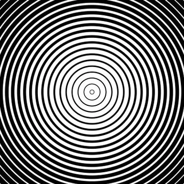 Concentric circles,concentric rings abstract geometric pattern. Radial, radia イラスト素材