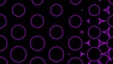 Concentric circular mandala pattern loop for meditation visuals 스톡 동영상 339509531