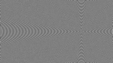 Concentric circular pattern with gradient stripes on abstract background Stock Illustration