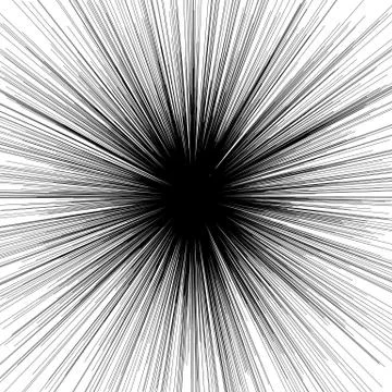 Concentric circular pattern. Random burst, radiating, radial element with dis Illustrazione stock