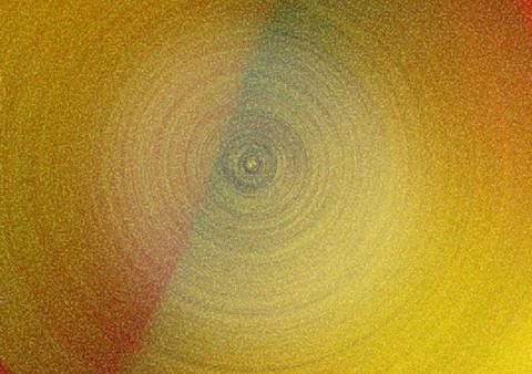 Concentric circular patterns create a hypnotic effect with a blend of color.. Stock Illustration