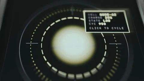 Concentric dashed circles with a central luminous spot representing a core and a Stock Footage 334950515