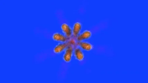 Concentric explosions. ES5 Stock Footage 116433620