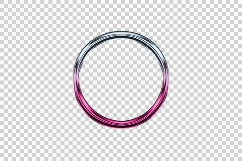 Concentric gradient circles with dark center and purple pink outer rings on Illustrazione stock