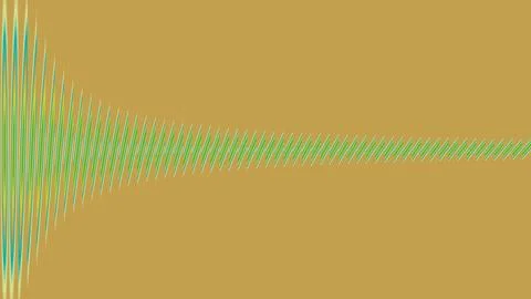 Concentric gradient circles in green, yellow, teal, orange, and gold Stock-Illustration