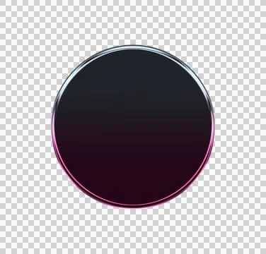 Concentric gradient circles with pink and purple hues on black background Stock-Illustration