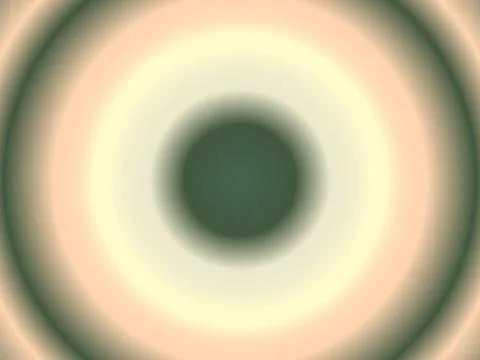 Concentric gradient circles in soft peach, cream, and green hues Stock Illustration