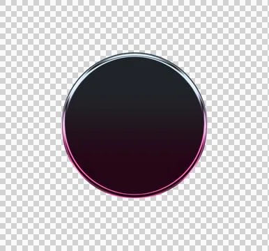 Concentric gradient rings in dark purple and pink on black background Stock Illustration