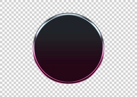 Concentric gradient rings in deep purple and magenta transparent background Illustrazione stock