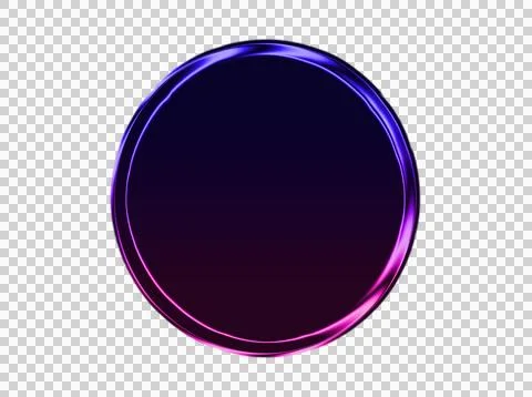 Concentric gradient rings in purple and blue transparent background circles Stock Illustration