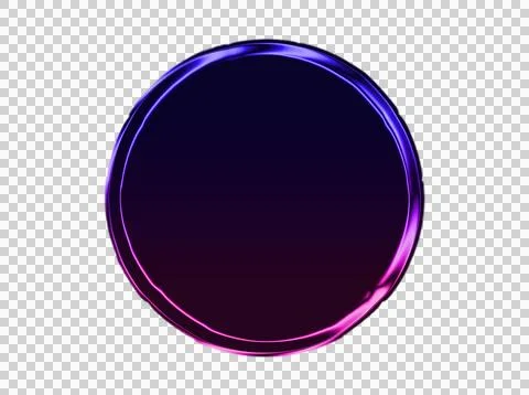 Concentric gradient rings in purple blue and pink style transparent background イラスト素材