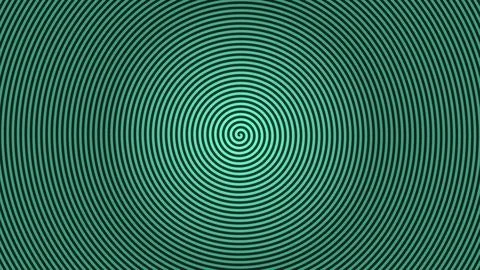 Concentric green wave pattern design isolated Stock Illustration