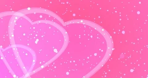 Concentric hearts exploding cute loving bg.Valentine's Day heart nubes with.. 스톡 일러스트