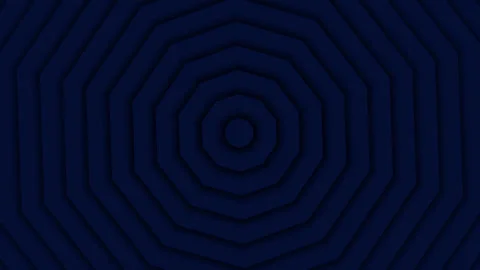 Concentric octagons with depth and shadows. Видео 289594744