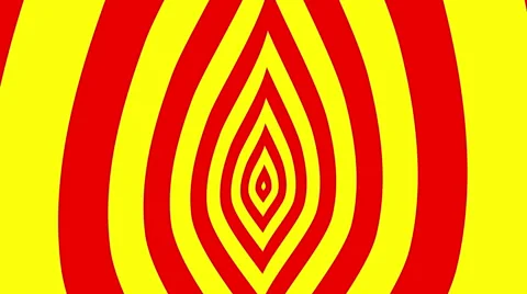 Concentric oncoming symbol leaf Video stock 50253241