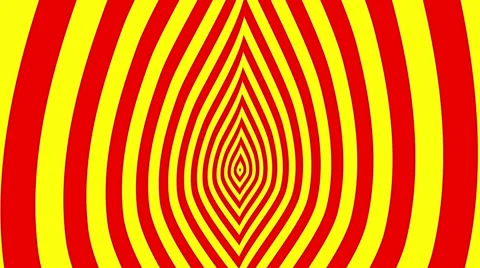 Concentric oncoming symbol leaf Stock Footage 50253266