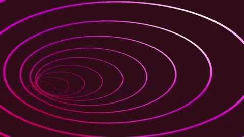 Concentric oval rings motion pattern from bottom left to centre point in pin Stock Footage 270056509
