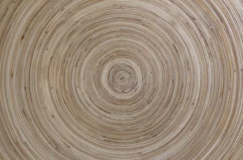 Concentric patterns of wood Stock Photos