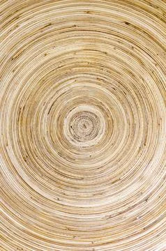 Concentric patterns of wood Stock Photos