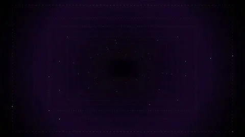 Concentric rectangular tunnel seamless loop motion background Stockbeeldmateriaal 344799390