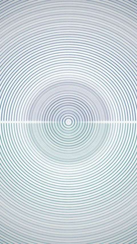 Concentric ring optical pattern pulse seamless loop motion background Stock Footage 347034330