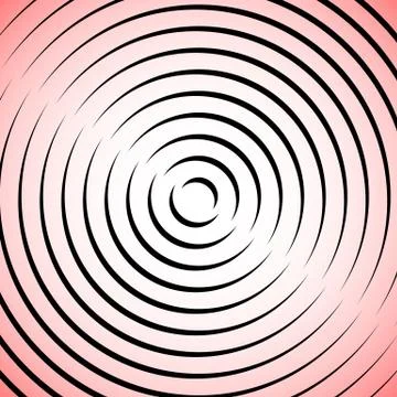 Concentric rings, circles pattern. Circles background pattern. Stock Illustration