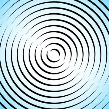 Concentric rings, circles pattern. Circles background pattern. Stock Illustration