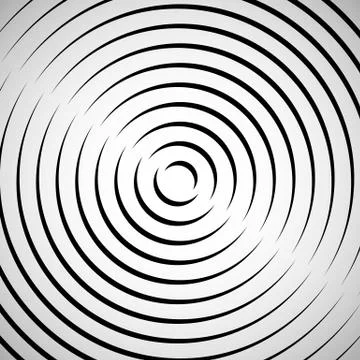 Concentric rings, circles pattern. Circles background pattern. Stock Illustration