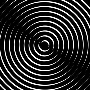 Concentric rings, circles pattern. Circles background pattern. Stock Illustration
