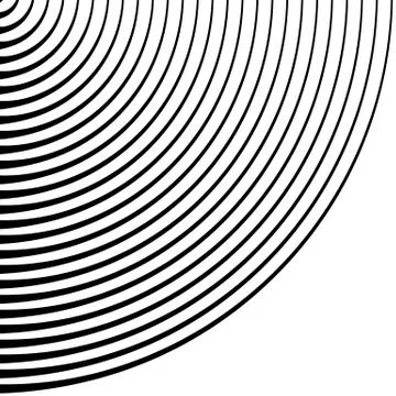 Concentric rings, circles pattern. Circles background pattern. Stock Illustration