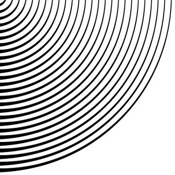 Concentric rings, circles pattern. Circles background pattern. Illustrazione stock