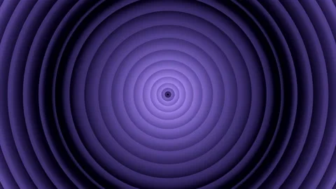 Concentric rings moving on the screen. Design. Radio waves, radar or sonar 库存影片 196889423