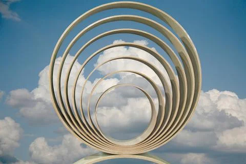 Concentric rings Stock Photos