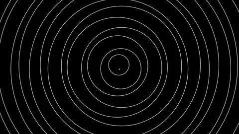 Concentric Ripple Loop Animated Background Stock Footage 308305081