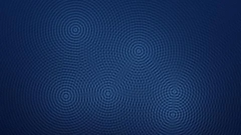 Concentric ripple patterns abstract design on dark blue background Stock Illustration